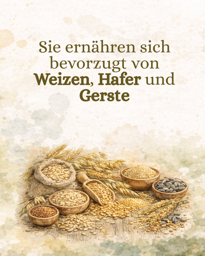 Ernährung von Spatzen